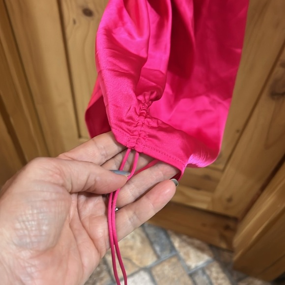 For Love And Lemons Mirage Mirrord Hot Pink Mini Dress or Lingerie M NWT - Picture 8 of 16